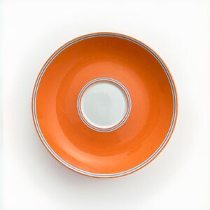 Lenox Kate Spade New York Cays Stripe Orange Tea Saucer Plate
